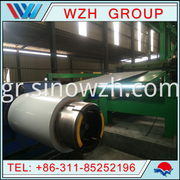 white color steel coil